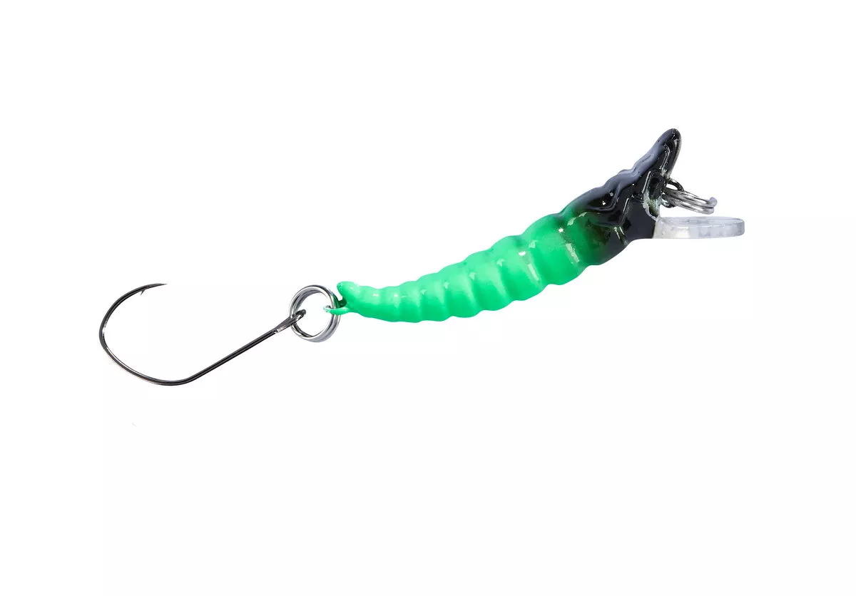 BALZER Trout Attack Mr. Maggot UV leuchtgrün 3,5cm 3g