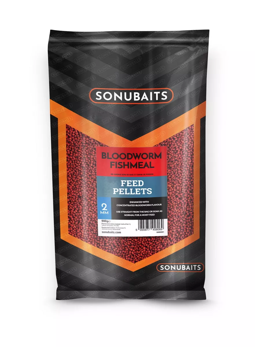 SONUBAITS Bloodworm Fishmeal Feed Pellet 900G