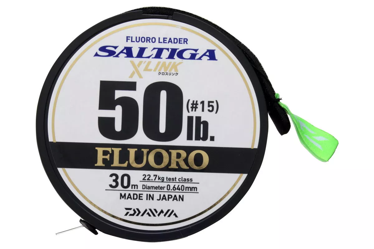 DAIWA Saltiga X'Link Fluorocarbon Leader Vorfachschnur trans