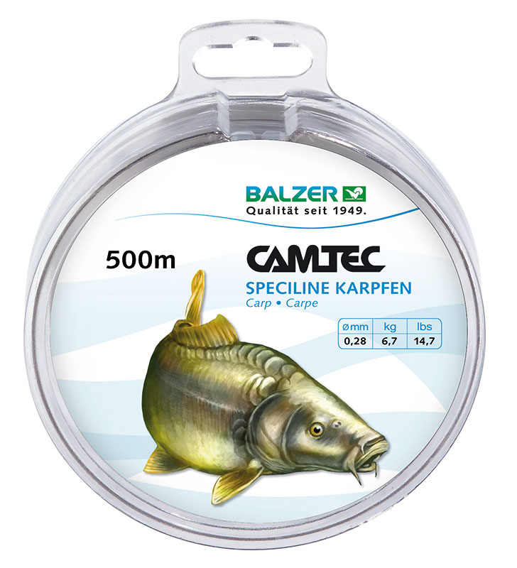 BALZER Camtec Carp 0,35mm 400m, monofile Angelschnur, mono line