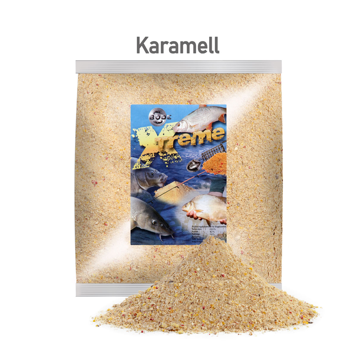 Karamell 2,5 kg Angelfutter Fertigmix für Friedfische