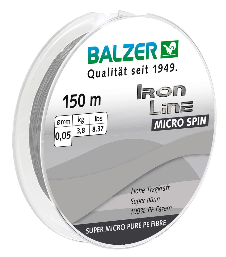 BALZER Iron Line Micro Spin 150m 0,05 3,8kg