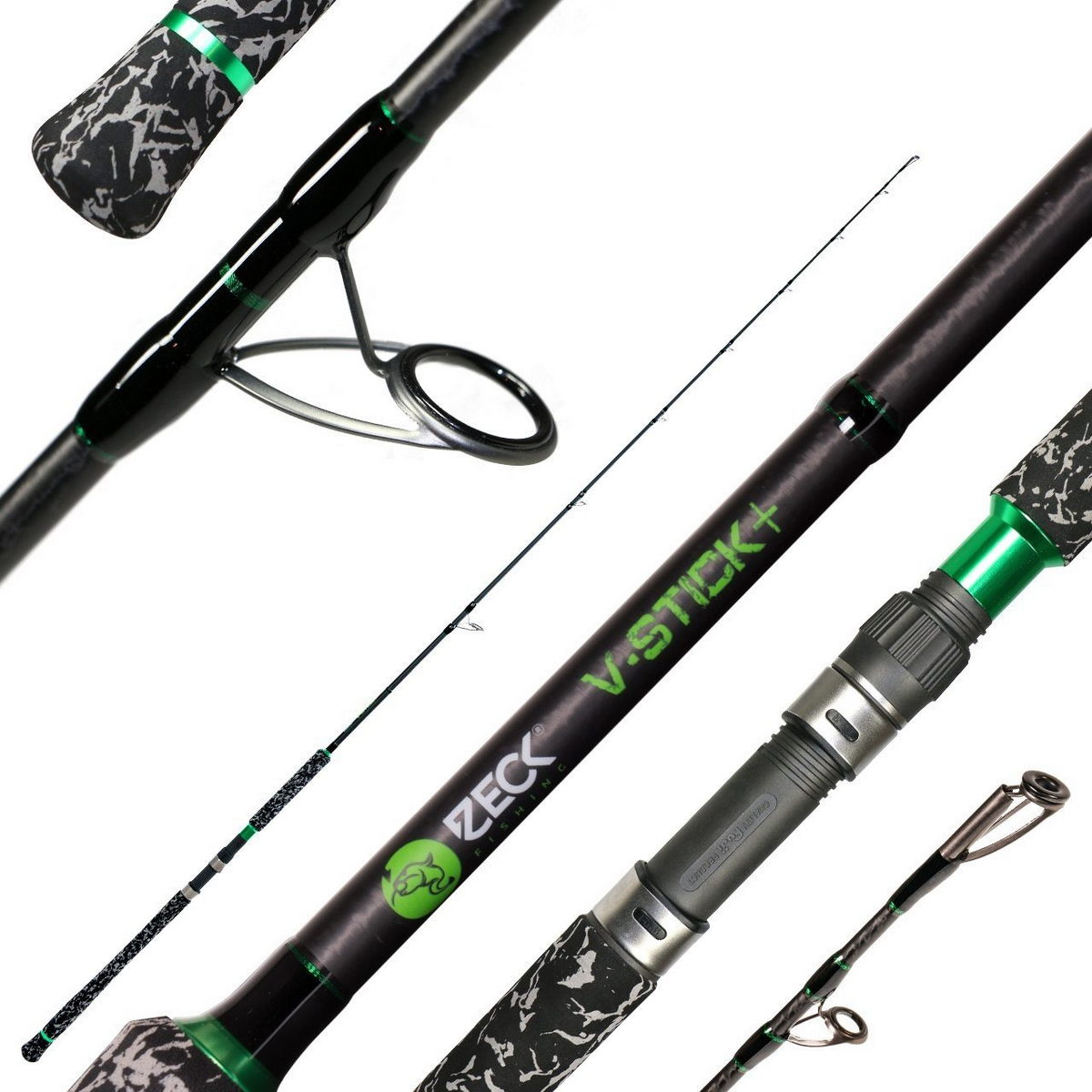ZECK FISHING V-Stick+ 1,90m Steckrute Waller