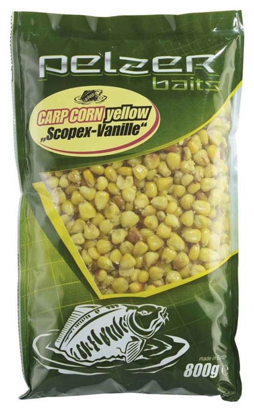 PELZER Carp Corn 800g yellow Scopex/Vanille