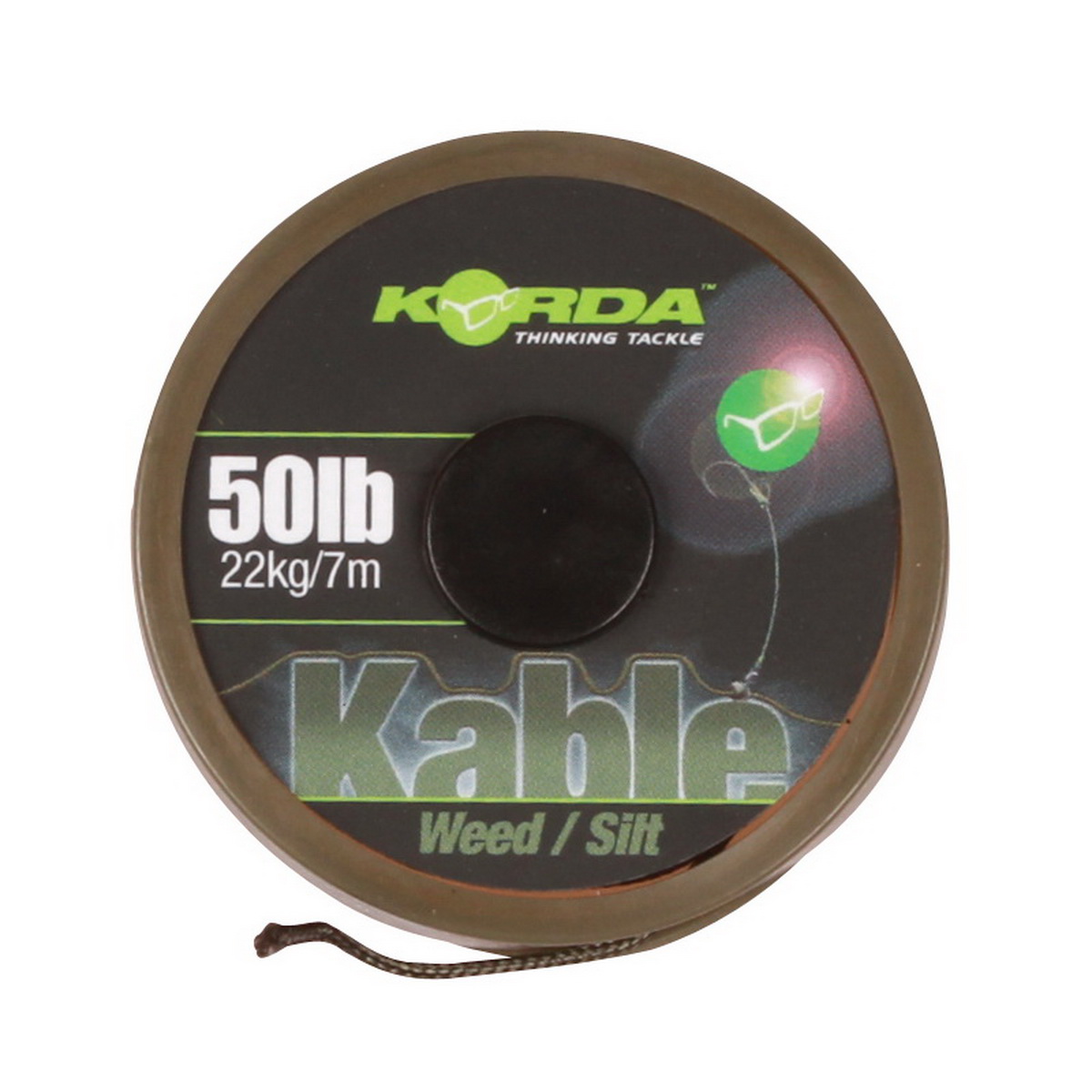 KORDA Kable Leadcore Weed / Silt 7m
