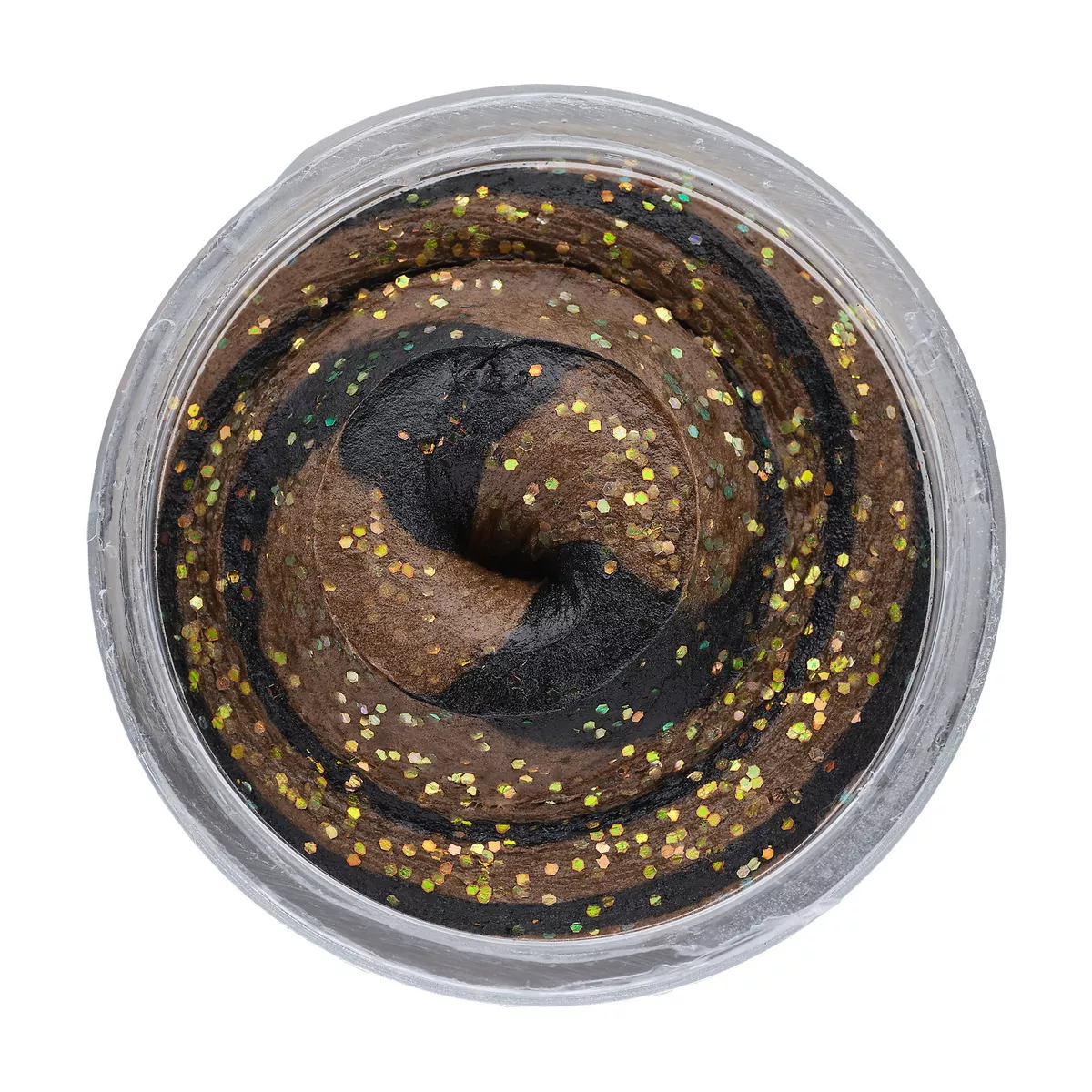 BERKLEY PowerBait Natural Glitter Trout Bait Aniseed BLACK BROWN 50g