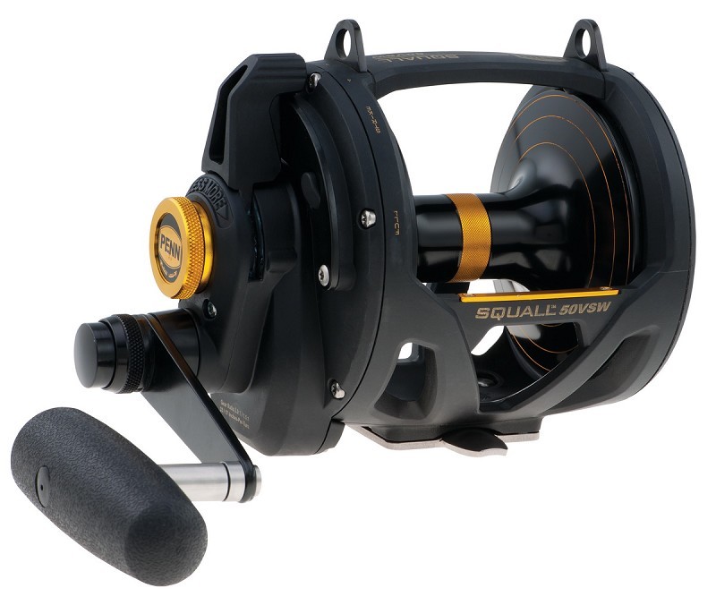 PENN Squall 50VSW Lever Drag 2Speed Multirolle zum Hochseefischen und Großfische