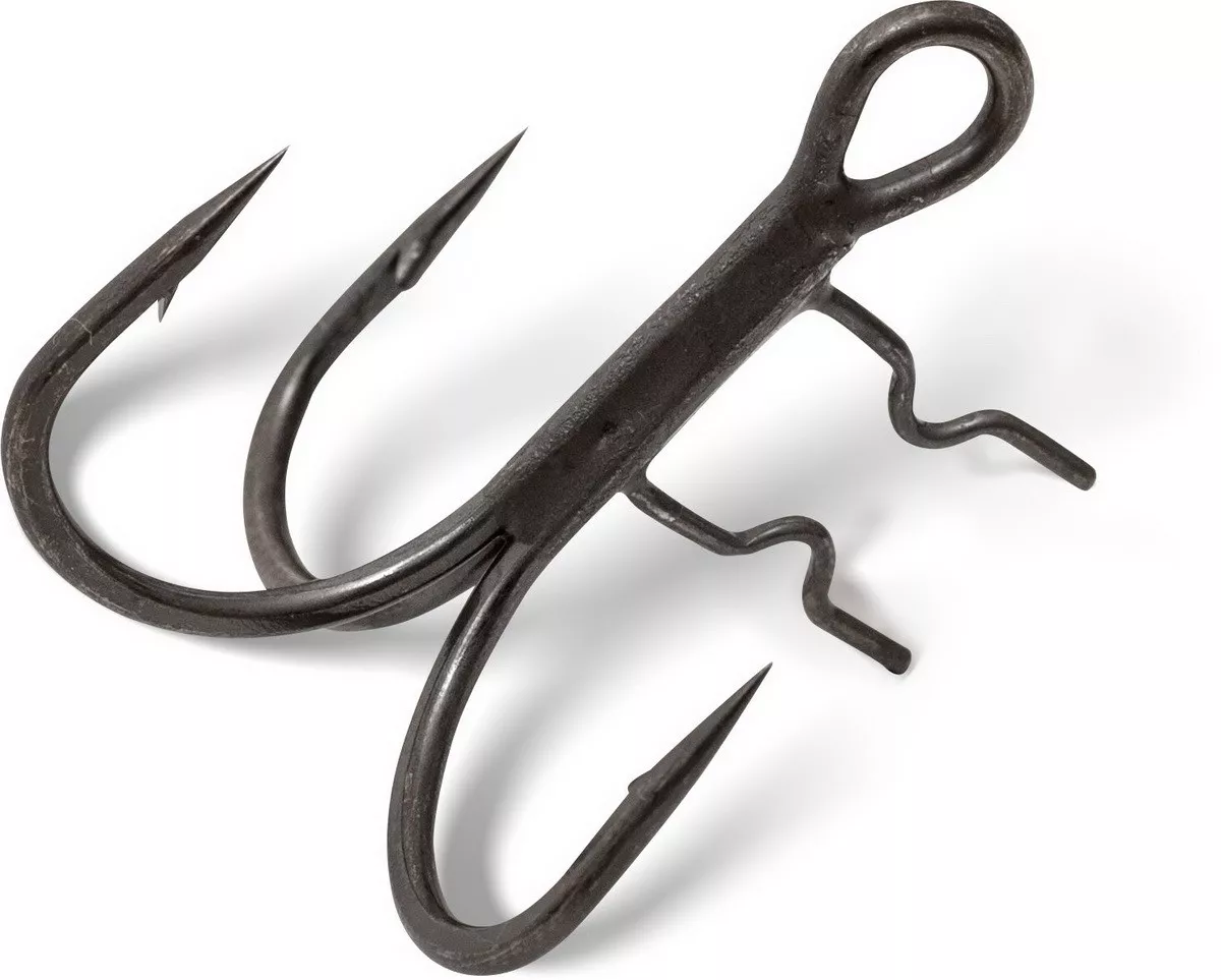 Quantum 2 Claw Treble Hooks mat finish