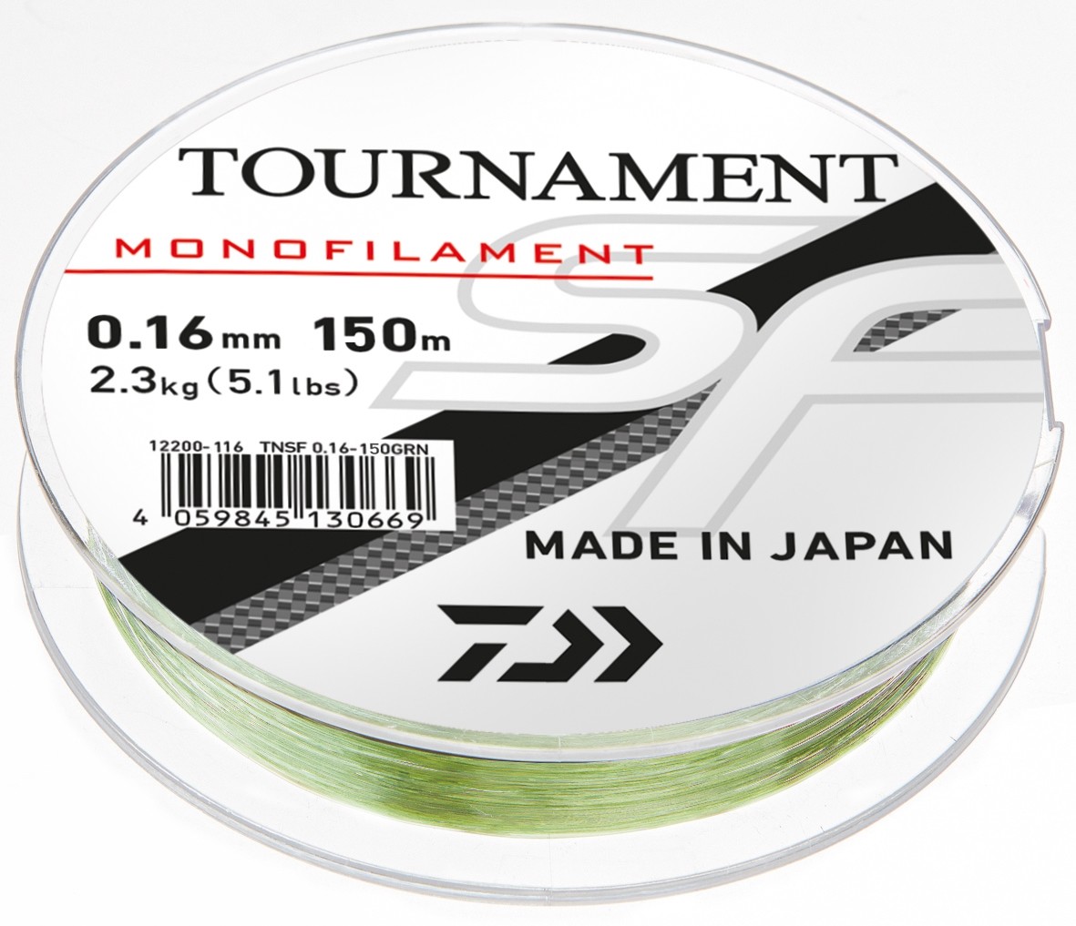 DAIWA Tournament Line SF grün-transp. 0.33|9kg|300m