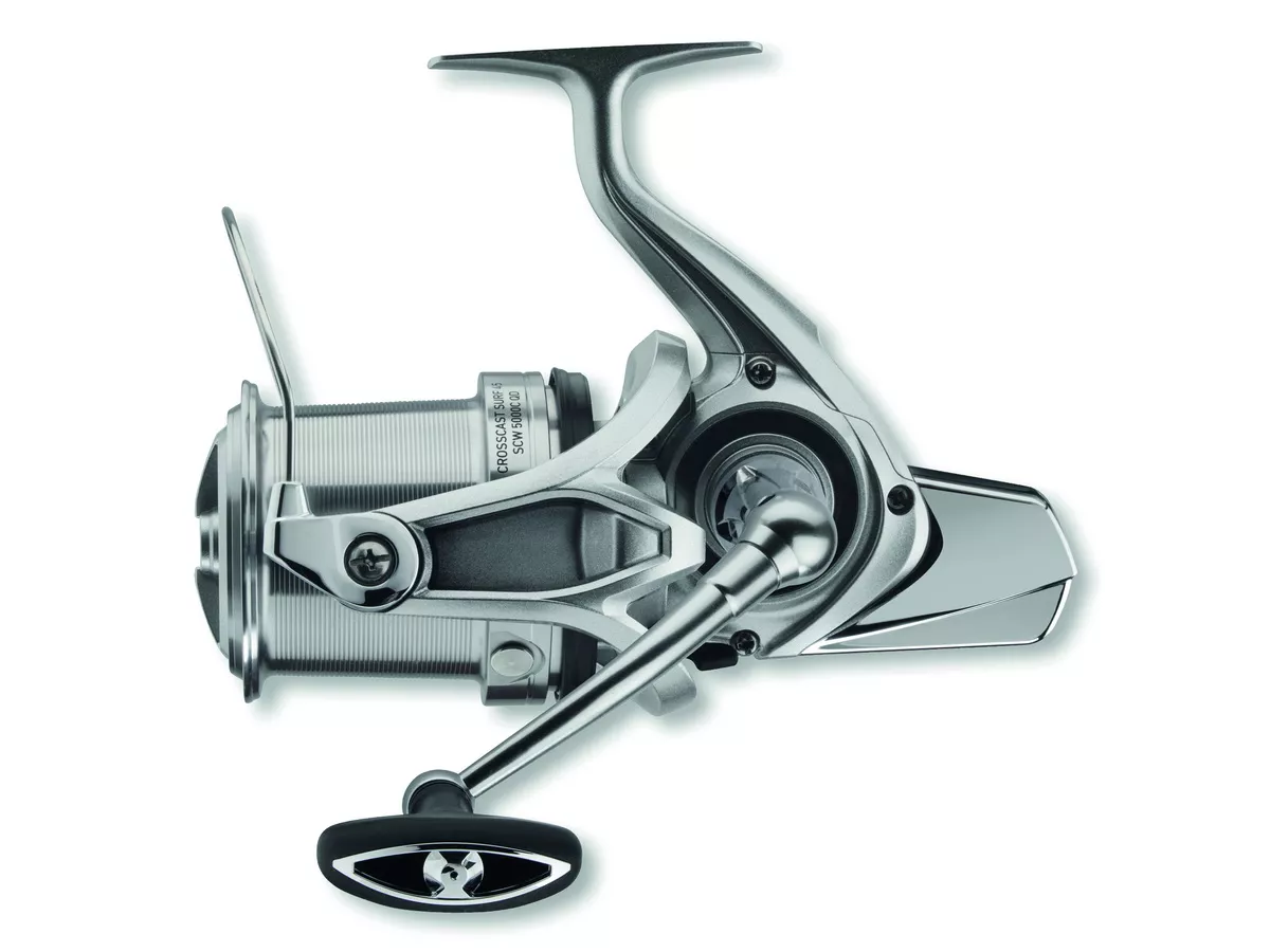 DAIWA 20 Crosscast Surf 45SCW 5000C QD Angelrolle Big-Pit Weitwurfspule
