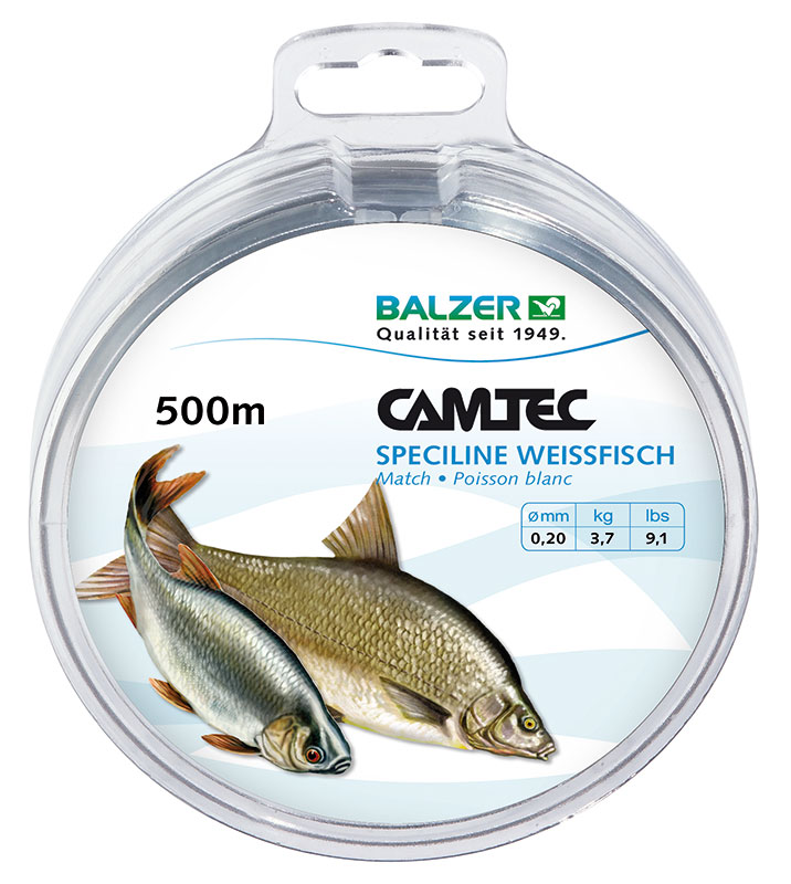 BALZER Camtec Match 0,20mm 500m, monofile Angelschnur, mono line